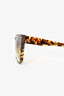 Dita Brown Tortoiseshell Frame Cat-eye Sunglasses