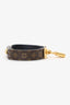 Louis Vuitton Monogram Leather Lock Charm Bracelet