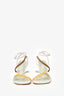 Fendi White & Multicolour First Strappy Sandal Size 37