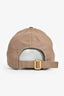 Celine Taupe/White Triomphe Baseball Hat Size L