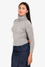 The Row Grey Cashmere/Silk Turtle Neck Sweater Est. Size XS