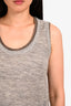 Rag & Bone Grey/Brown Alpaca Double Layers Top Size XS