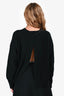 Helmut Lang Black Wool/Cashmere Open Back Sweater Size XS