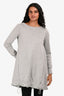 Sacai Luck Grey Cinch Bottom Sweater Size 1