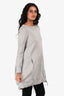 Sacai Luck Grey Cinch Bottom Sweater Size 1