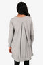 Sacai Luck Grey Cinch Bottom Sweater Size 1