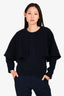 Burberry Prorsum Navy Cape Style Sweater Size XS