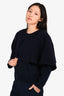 Burberry Prorsum Navy Cape Style Sweater Size XS