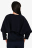 Burberry Prorsum Navy Cape Style Sweater Size XS