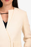 3.1 Phillip Lim Cream Wool Removable Lapel Blazer Size 0