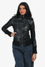 Mackage Black Leather Zip Up Jacket Estimated Size S