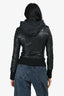 Mackage Black Leather Zip Up Jacket Estimated Size S
