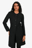 Marni Black Wool/Silk Coat Size 36