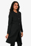 Marni Black Wool/Silk Coat Size 36