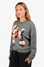 3.1 Phillip Lim Grey Poodle Dog Sweater Size XS