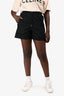 Christian Dior Black Nylon Shorts Size 6 US