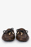 Louis Vuitton Brown Monogram 'Gloria' Loafer Slides Size 35.5