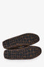 Louis Vuitton Brown Monogram 'Gloria' Loafer Slides Size 35.5