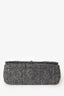 Christian Dior 2022 Grey Tweed Medium Caro Bag