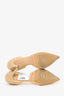 Jimmy Choo Nude Leather D'Orsay Pumps Size 36