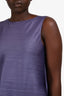 Pleats Please Issey Miyake Purple Pleated Midi Dress Size 3