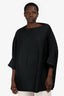 Pleats Please Issey Miyake Black Pleated Top Size 3