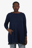 Sacai Luck Navy Cinch Bottom Sweater Est. Size M