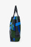 Pleats Please Issey Miyake Green/Blue/Black Duct tape Tote