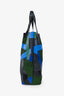 Pleats Please Issey Miyake Green/Blue/Black Duct tape Tote