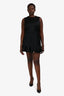 Valentino Black Wool Dress Size 10