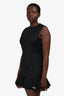 Valentino Black Wool Dress Size 10