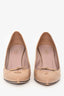 Gucci Beige Patent Leather Pointed Toe Heels Size 35.5