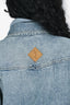 Haikure Blue Denim Button-Up Belted Shirt Size XS
