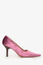 Gucci Pink Ponyhair Square Toe Pumps Size 36