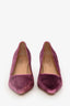 Gucci Pink Ponyhair Square Toe Pumps Size 36