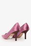 Gucci Pink Ponyhair Square Toe Pumps Size 36