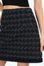 Sandro Black Tweed Mini Skirt Size 38