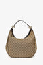 Gucci Beige/Brown GG Canvas Medium GG Twins Hobo