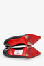 Christian Louboutin Black Patent Leather Pointed Toe Heels Size 38
