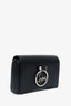 Christian Louboutin Black Leather Rubylou Clutch on Chain