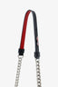Christian Louboutin Black Leather Rubylou Clutch on Chain