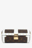 Louis Vuitton White/Brown Monogram Papillon Trunk With Pouch