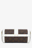 Louis Vuitton White/Brown Monogram Papillon Trunk With Pouch