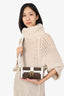 Louis Vuitton White/Brown Monogram Papillon Trunk With Pouch