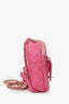 Pre-Loved Chanel™ 2019 Hot Pink Caviar Leather Mini Chain Backpack