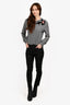 Saint Laurent Black Coated Skinny Jeans Size 28