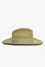 Gucci Green Rabbit Felt Wide Brim Hat Size M