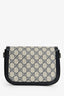 Gucci Navy GG Monogram 'Horsebit 1955' Small Shoulder Bag