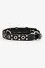 Gucci Black Leather Studded Belt Size 80