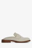 Maison Margiela Beige Linen 'Tabi City' Loafer Size 38